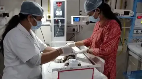 Infant Buried Alive in India Struggles for Survival