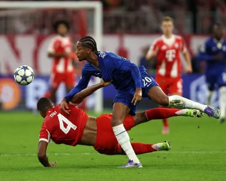 Enzo Maresca explodes after the German giants defender Jonathan Tah escapes sending-off during UCL defeat